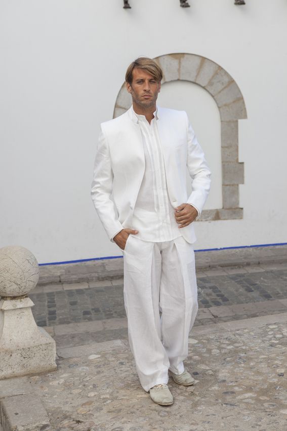 Oriental Esmerado Lechuguilla Z32-Ibiza style groom suits for informal weddings - Ordenar por